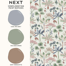 143284 Oasis Palm Pastel Wallpaper by Next