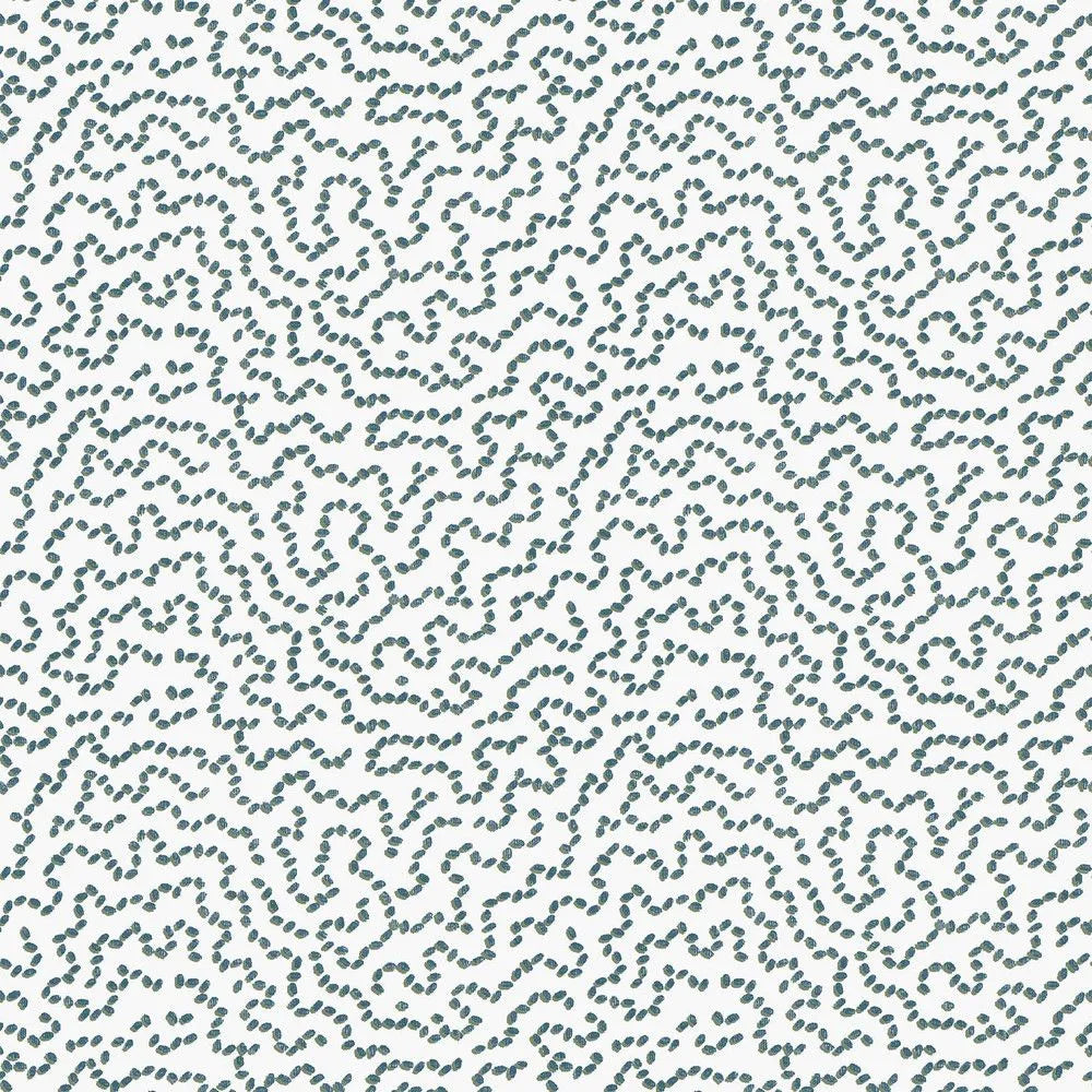Wiggle Geo Blue Wallpaper by Next