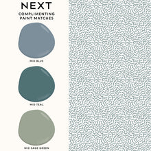 143285 Wiggle Geo Blue Wallpaper by Next