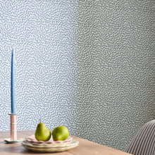 Wiggle Geo Blue Wallpaper by Next