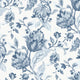 Adwick Trail Dark Seaspray Wallpaper by Laura Ashley