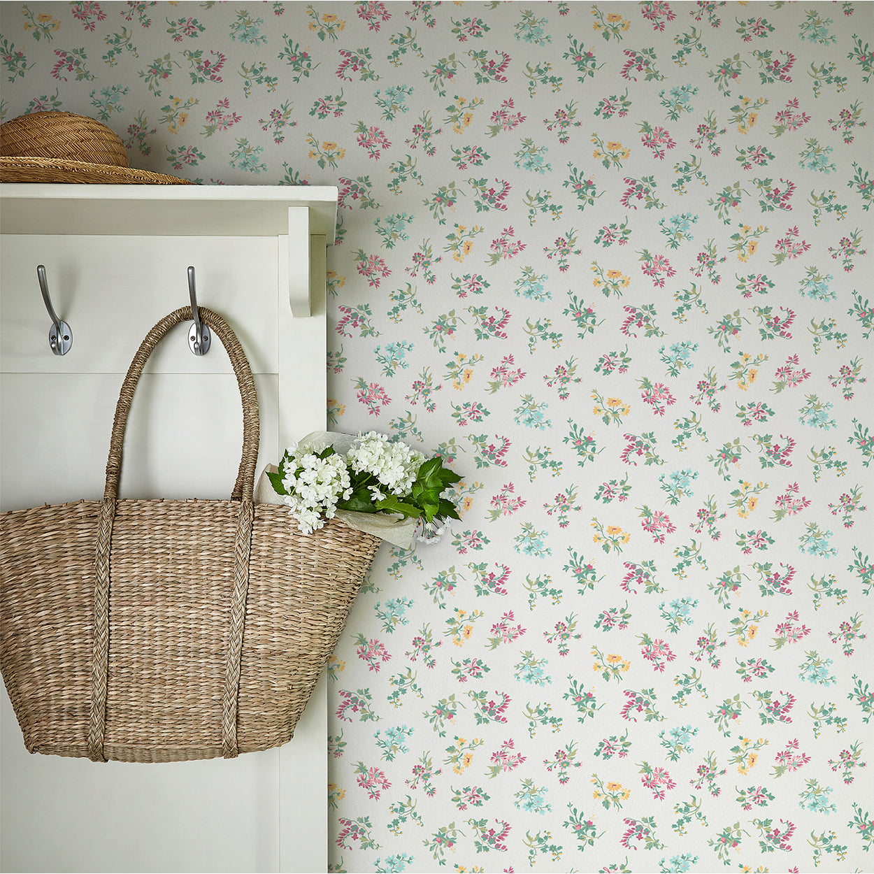 Keeleigh Posy Multi Wallpaper by Laura Ashley