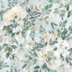 Elowen Peony Pale Teal Wallpaper by Laura Ashley