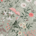 Otterham Garden Pistachio Wallpaper by Laura Ashley