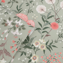 Otterham Garden Pistachio Wallpaper by Laura Ashley