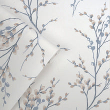 Pussy Willow Seaspray Wallpaper by Laura Ashley