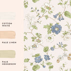 Pennywell Grove Chalk Blue Wallpaper by Laura Ashley