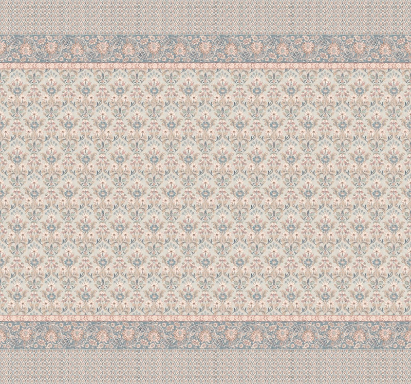 143339 Semington Multi/Plaster Pink Mural Mural by Laura Ashley