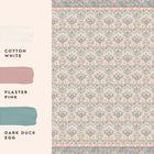 143339 Semington Multi/Plaster Pink Mural Mural by Laura Ashley