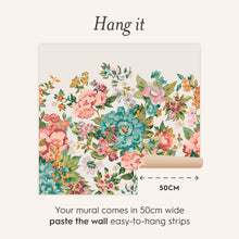 143348 Lavington Blooms Multi Mural Mural by Laura Ashley