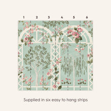 143357 Arlingham Gardens Eau De Nil Mural Mural by Laura Ashley