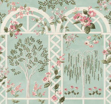 143357 Arlingham Gardens Eau De Nil Mural Mural by Laura Ashley