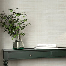 143414 Lamont Weave Pearl White Threadscape Wallpaper by Boutique