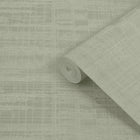 143416 Lamont Weave Laurel Green Threadscape Wallpaper by Boutique