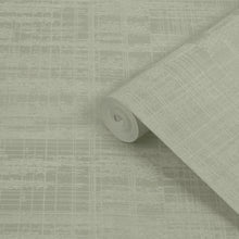 143416 Lamont Weave Laurel Green Threadscape Wallpaper by Boutique