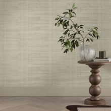 143417 Lamont Weave Sand Beige Threadscape Wallpaper by Boutique
