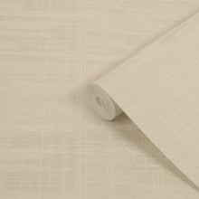 143418 Lamont Weave Chalk Cream Threadscape Wallpaper by Boutique