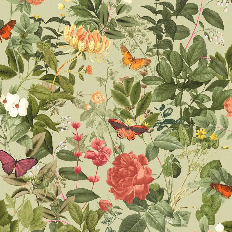 143507 Bodnant Garden Willow Wallpaper by Graham & Brown