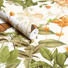 143508 Bodnant Garden Crème Brûlée Wallpaper by Graham & Brown