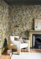 143508 Bodnant Garden Crème Brûlée Wallpaper by Graham & Brown