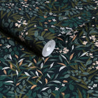 143511 Reverie Navy Wallpaper by Graham & Brown
