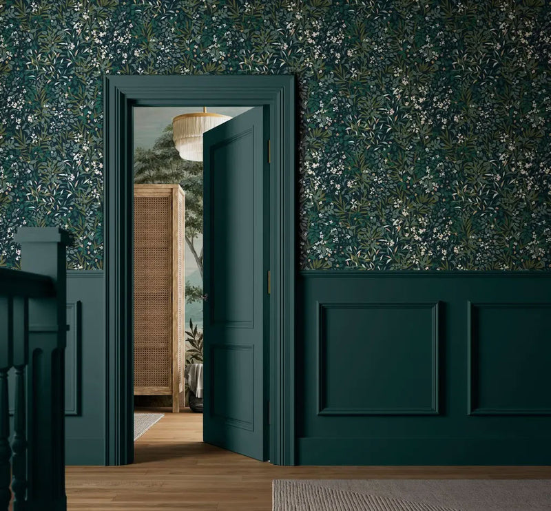 143511 Reverie Navy Wallpaper by Graham & Brown