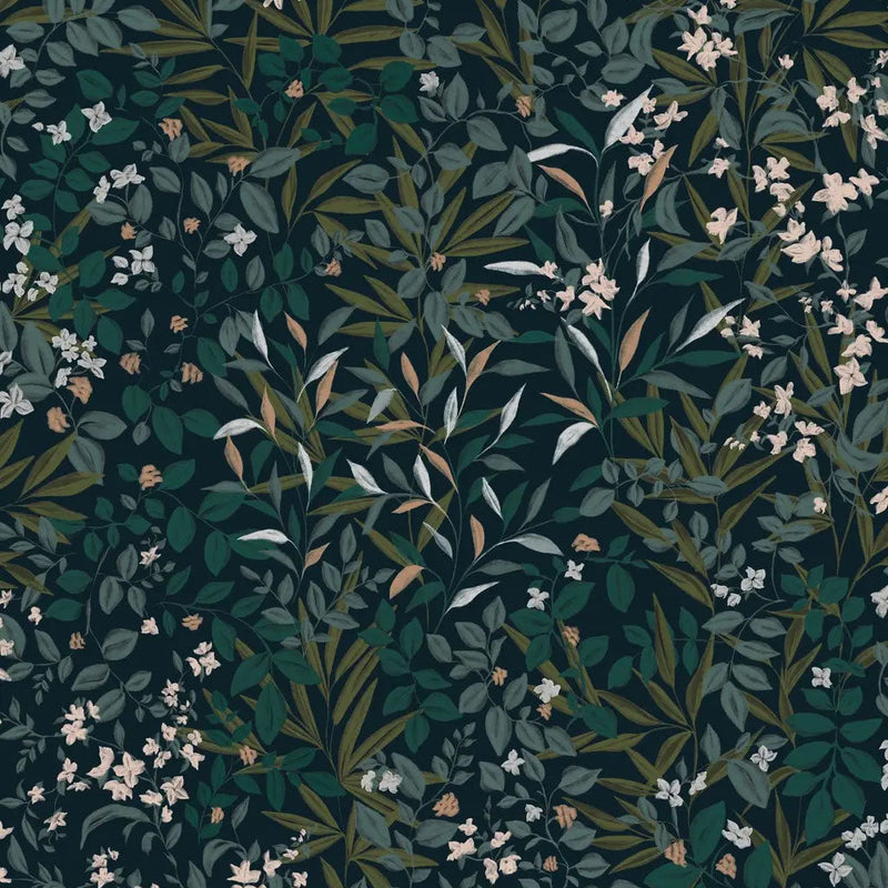 143511 Reverie Navy Wallpaper by Graham & Brown