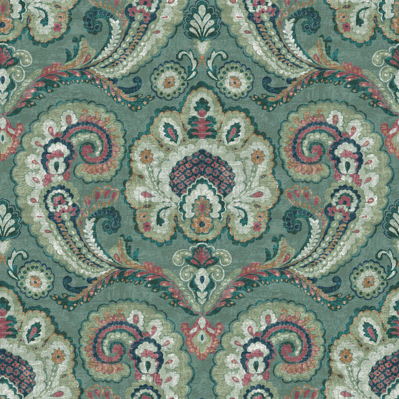 143516 Paisley Tapestry Willow Wallpaper by Graham & Brown