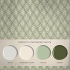 143525 Edo Dark Sage Wallpaper by Graham & Brown