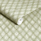 143525 Edo Dark Sage Wallpaper by Graham & Brown