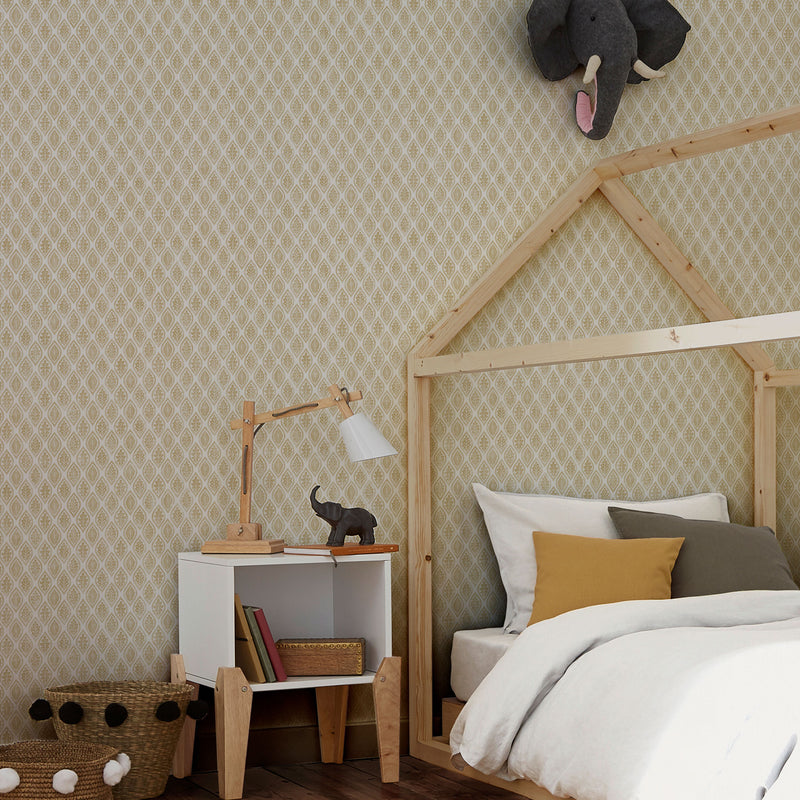 143527 Edo Crème Brûlée Wallpaper by Graham & Brown