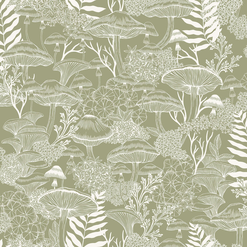 143529 Fungi Folklore Willow Wallpaper by Graham & Brown