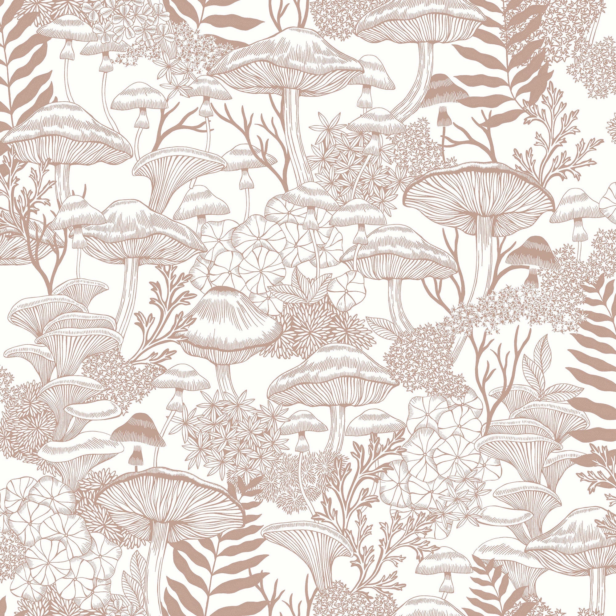 143531 Fungi Folklore Whispering Rose Wallpaper by Graham & Brown