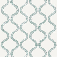 143532 Laurel Leaf Trellis Mist Wallpaper by Graham & Brown