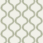 143533 Laurel Leaf Trellis Willow Wallpaper by Graham & Brown