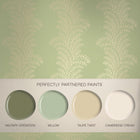 143536 Whispering Fern Dark Sage Wallpaper by Graham & Brown