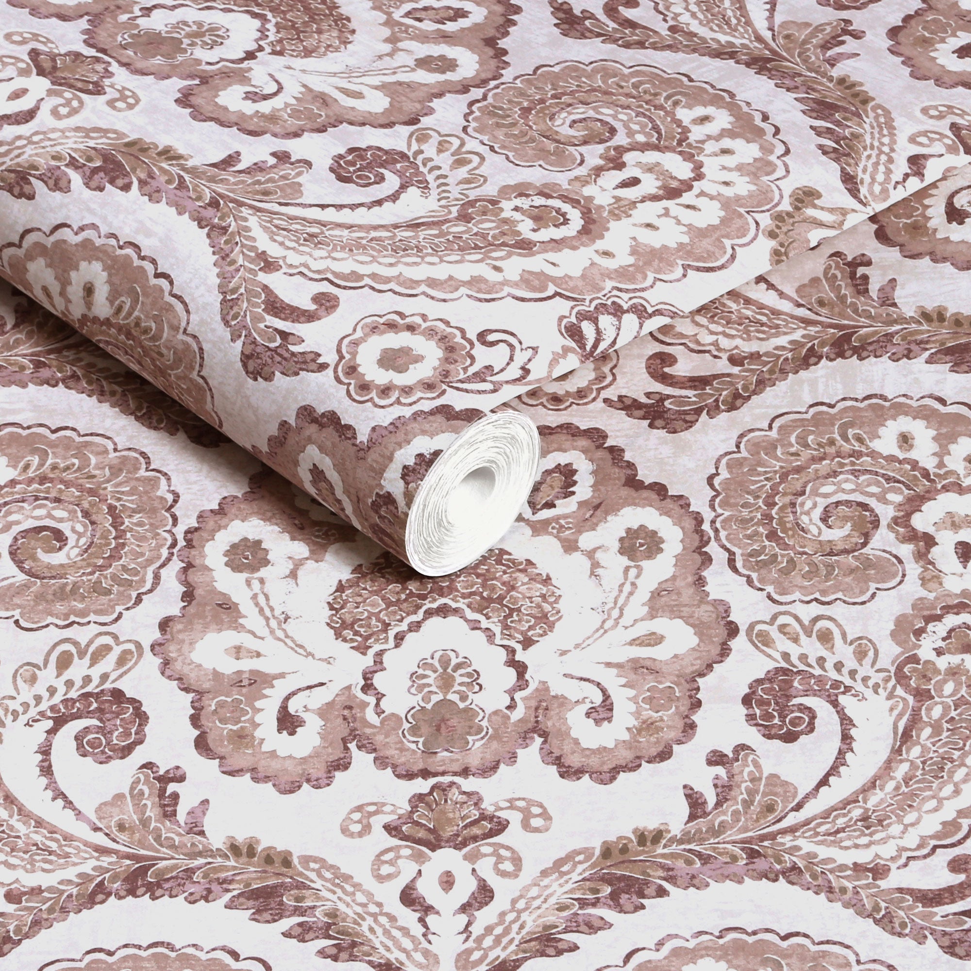 143567 Paisley Tapestry Teal Wallpaper by Graham & Brown