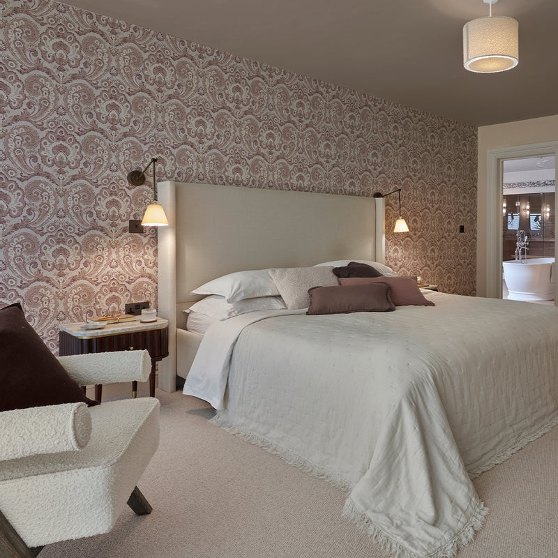 143567 Paisley Tapestry Teal Wallpaper by Graham & Brown