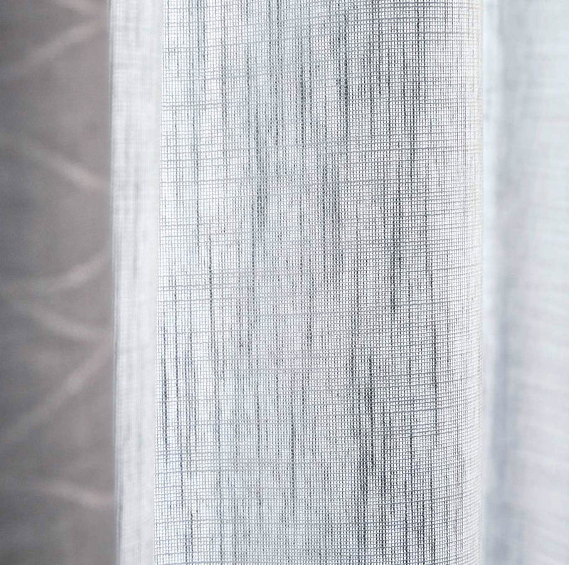 143849 Glitz Piazza Voiles Pearl Fabric by Harlequin