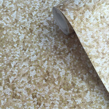 144002 Lipsy Glitter Gold Sequins Wallpaper by Muriva