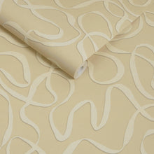 145211 Varri Linen Cream Wallpaper by Made
