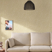145211 Varri Linen Cream Wallpaper by Made
