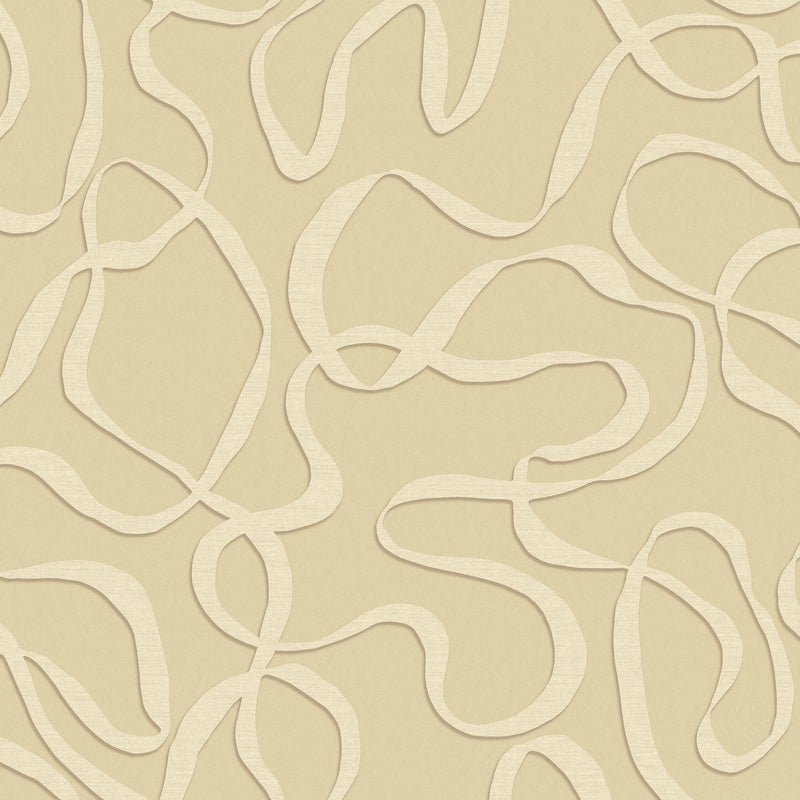 145211 Varri Linen Cream Wallpaper by Made