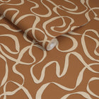 145212 Varri Burnt Orange Orange Wallpaper by Made