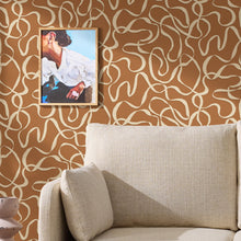 145212 Varri Burnt Orange Orange Wallpaper by Made