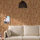 145212 Varri Burnt Orange Orange Wallpaper by Made