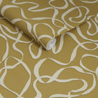 145213 Varri Ochre Yellow Wallpaper by Made