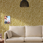145213 Varri Ochre Yellow Wallpaper by Made