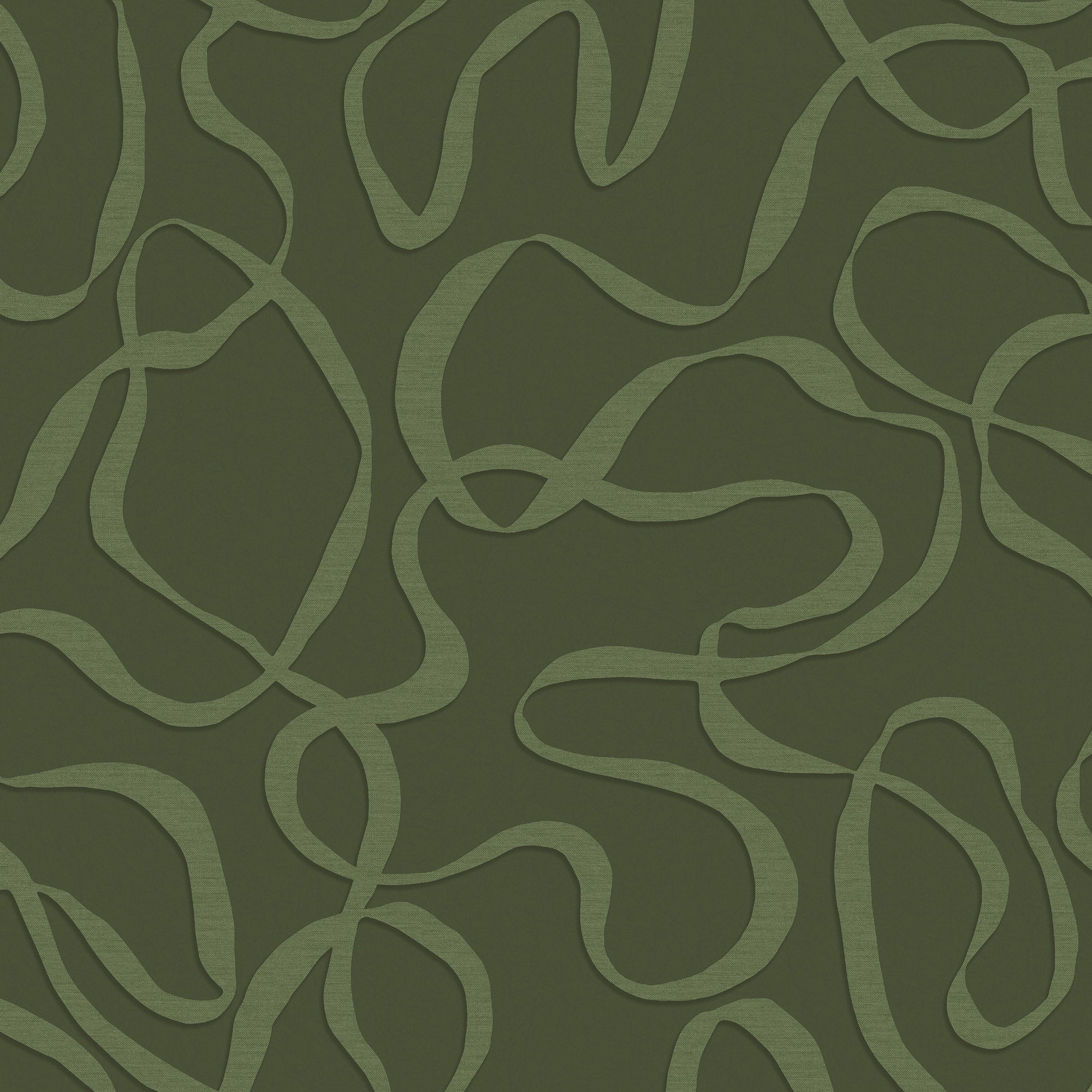 145214 Varri Moss Green Wallpaper by Made