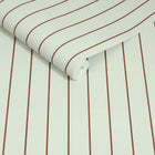 145218 Kyria Mint & Chocolate Stripe Green Wallpaper by Made